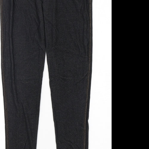 Krisp Womens Black  Viscose Jegging Jeans Size M L28 in Regular
