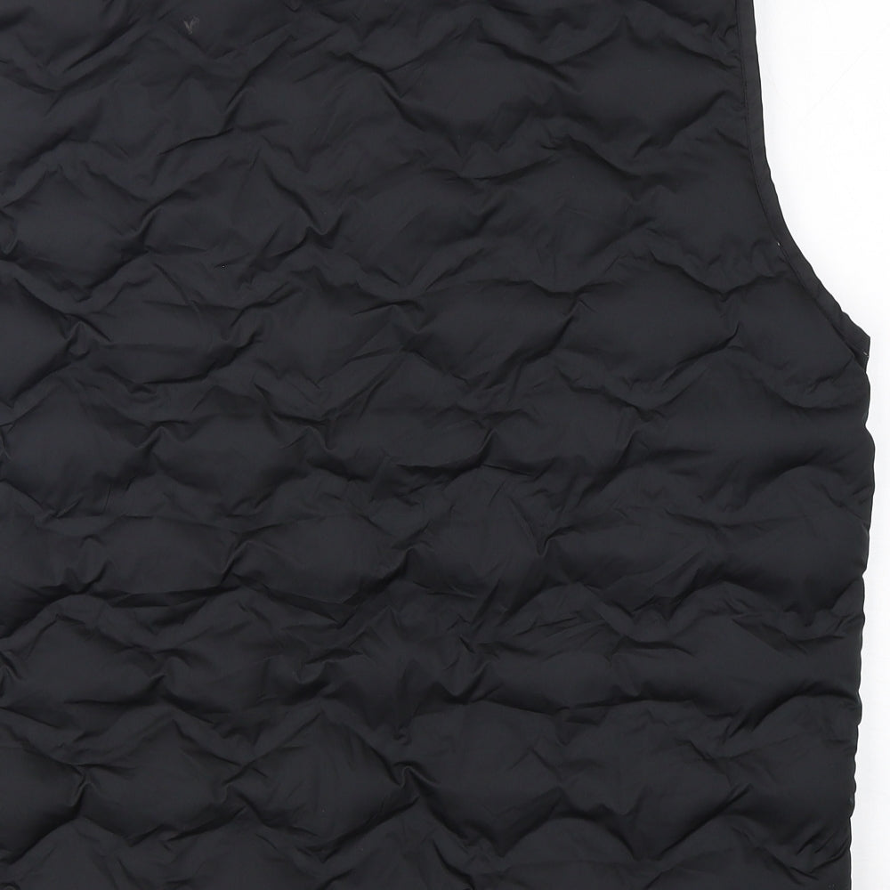 Kangol Mens Black   Gilet Coat Size M  Zip