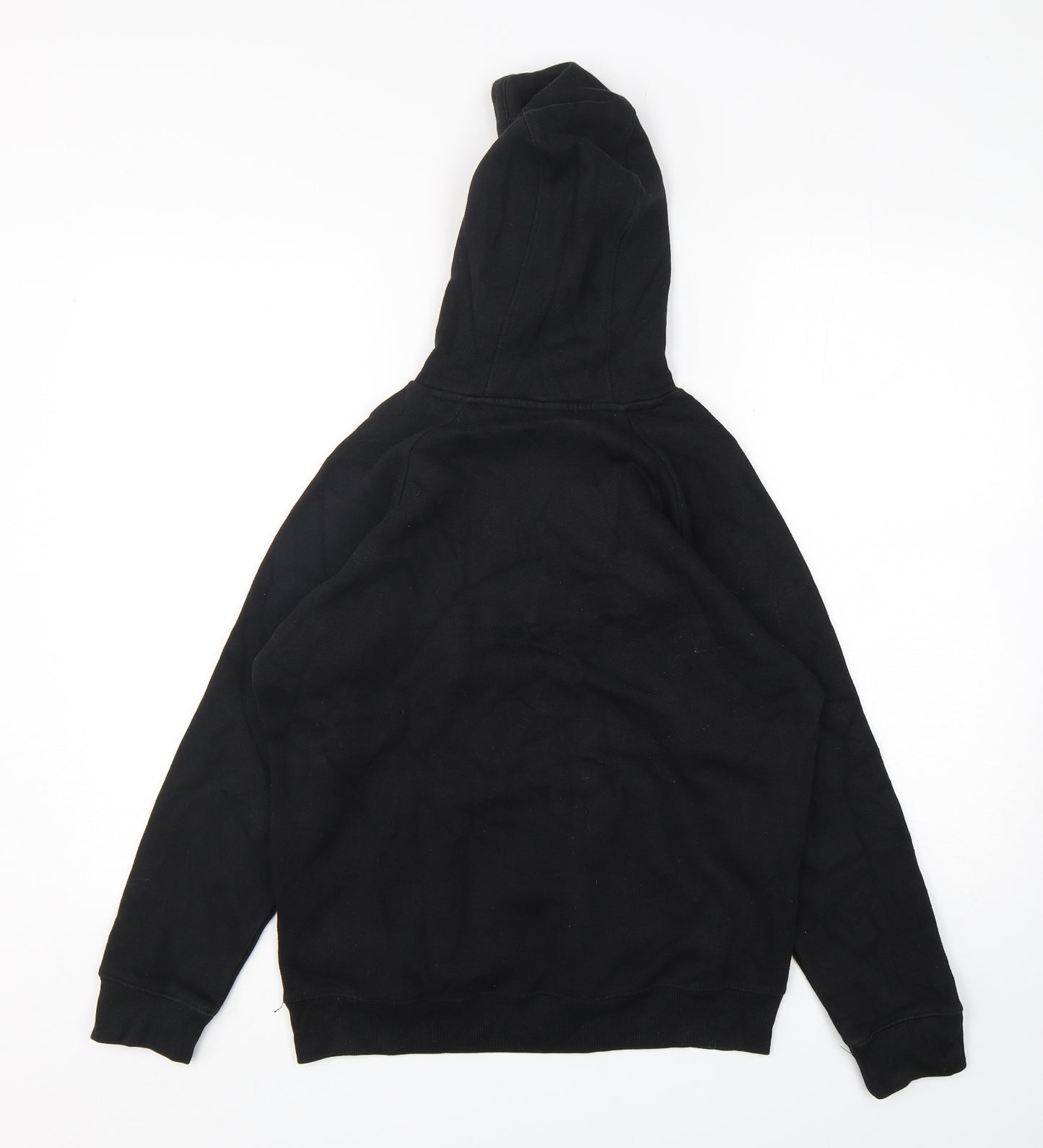 Bench Boys Black  Cotton Pullover Hoodie Size 13 Years  Pullover