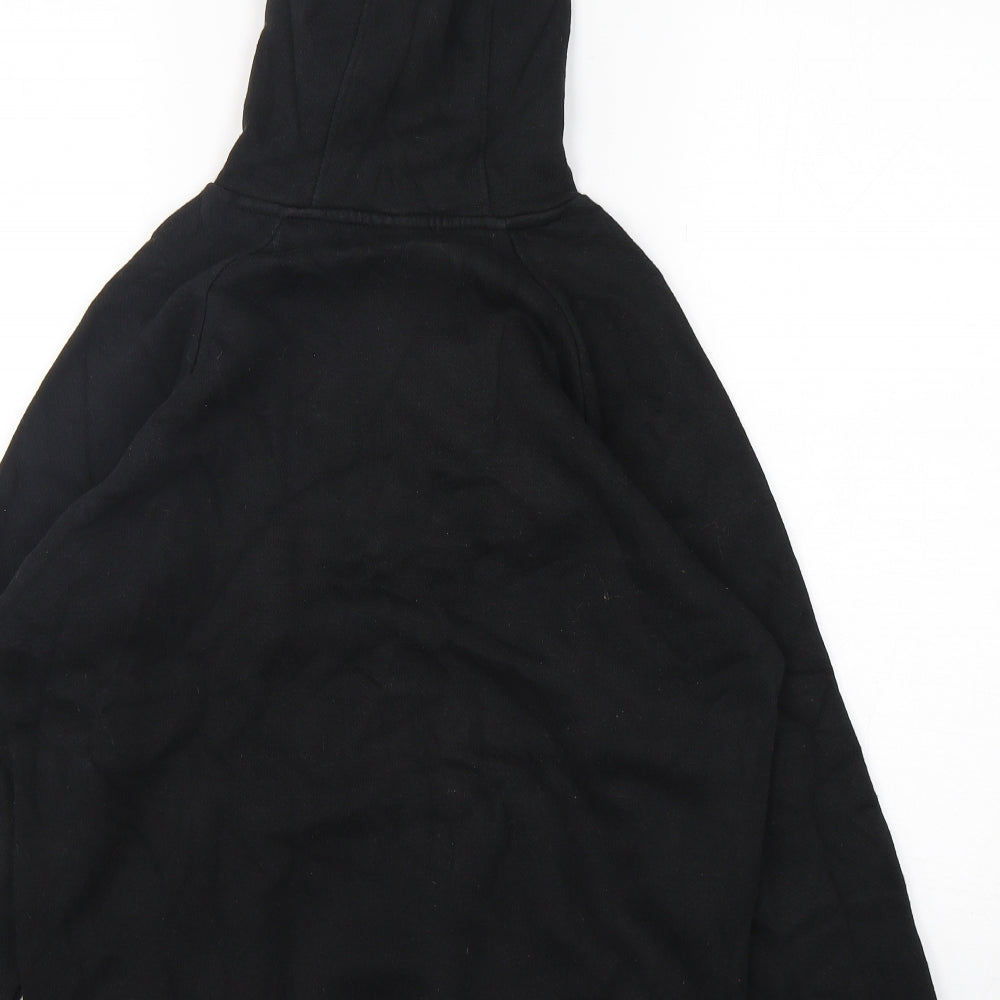 Bench Boys Black  Cotton Pullover Hoodie Size 13 Years  Pullover