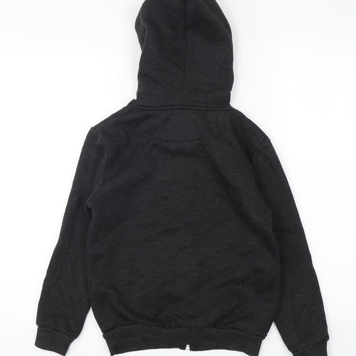 DFND Boys Grey  Cotton Full Zip Hoodie Size 11-12 Years  Zip