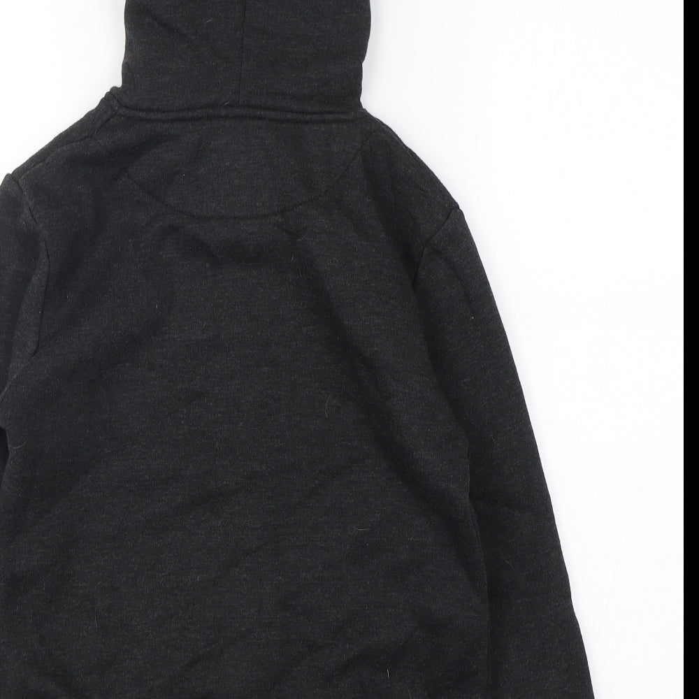 DFND Boys Grey  Cotton Full Zip Hoodie Size 11-12 Years  Zip