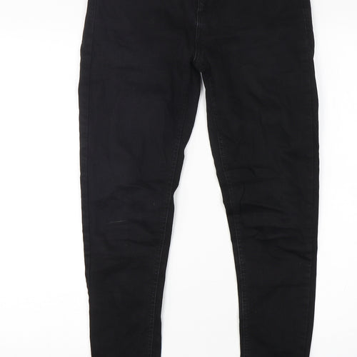 Dorothy Perkins Womens Black  Cotton Skinny Jeans Size 8 L28 in Regular