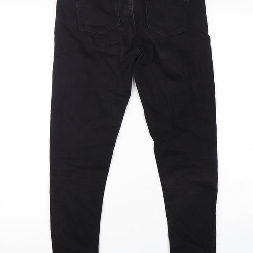 Dorothy Perkins Womens Black  Cotton Skinny Jeans Size 8 L28 in Regular