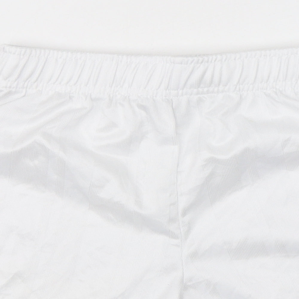 Sondico Boys White  Polyester Sweat Shorts Size 7-8 Years  Regular