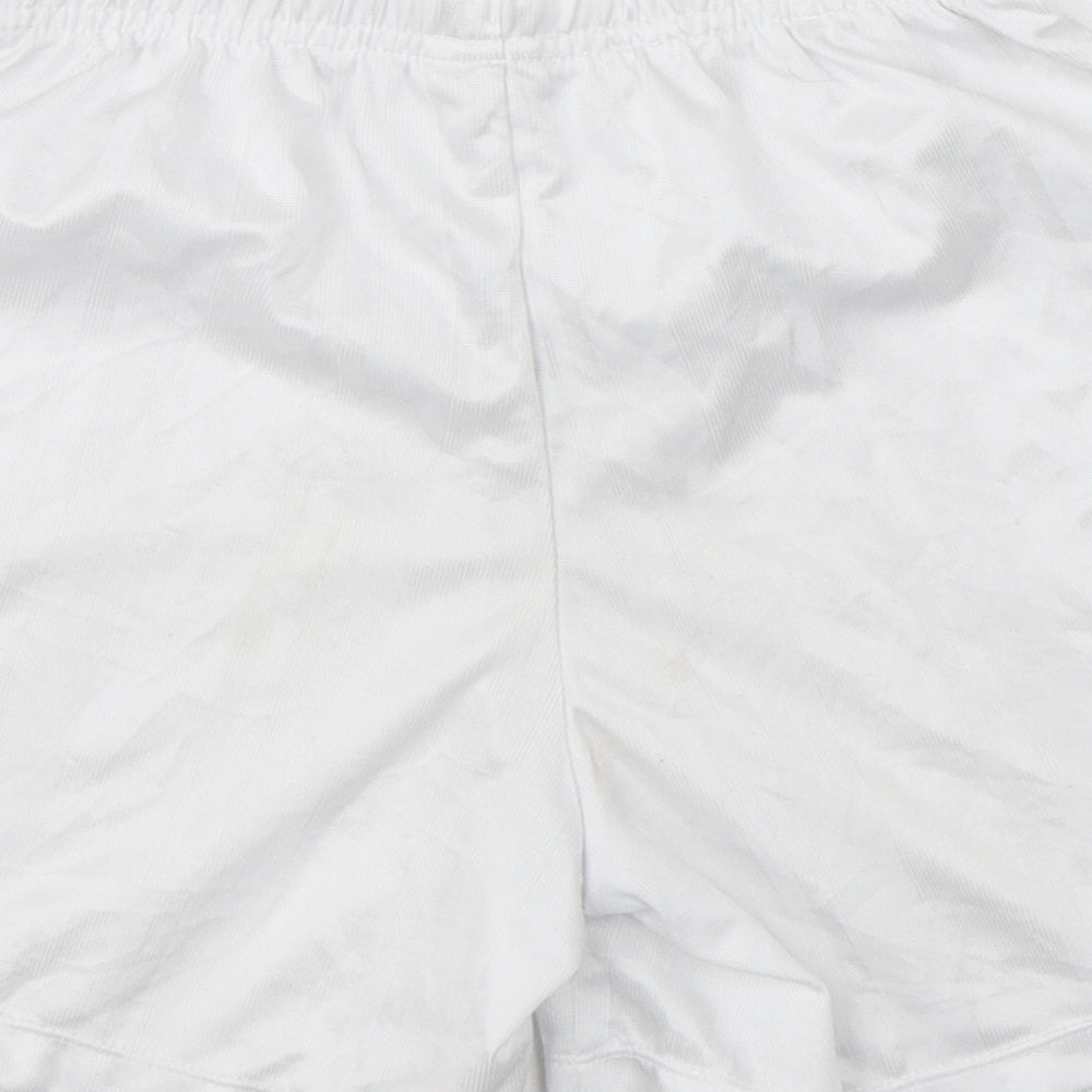 Sondico Boys White  Polyester Sweat Shorts Size 7-8 Years  Regular