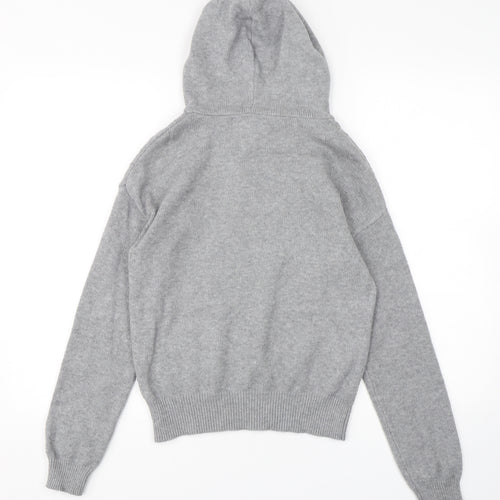 Primark Womens Grey  Viscose Pullover Hoodie Size 6  Pullover