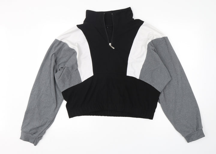 Shein Womens Multicoloured Polyester Pullover Sweatshirt Size XL Pullover - Cropped