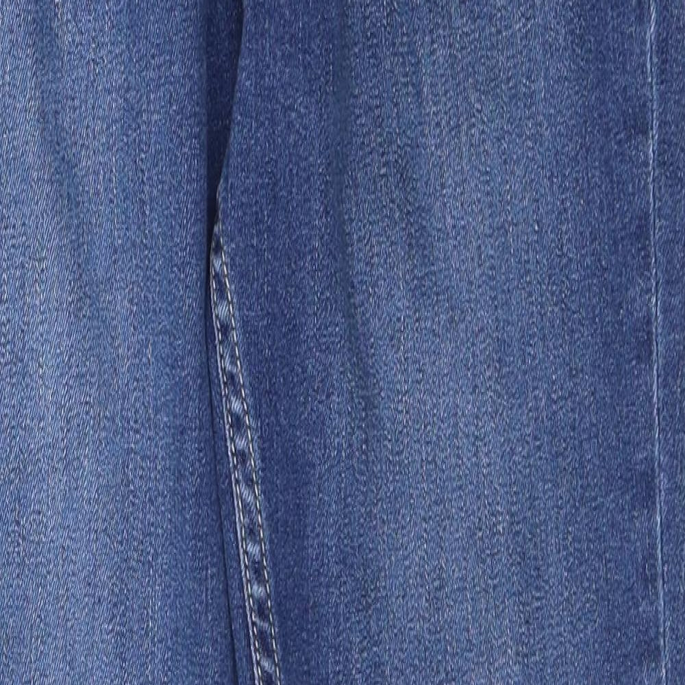 Topman Mens Blue  Cotton Skinny Jeans Size 30 in L29 in Slim