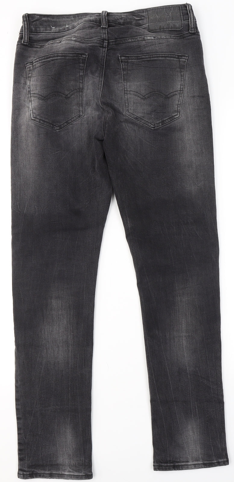 American Eagle Mens Black  Cotton Skinny Jeans Size 30 in L29 in Slim