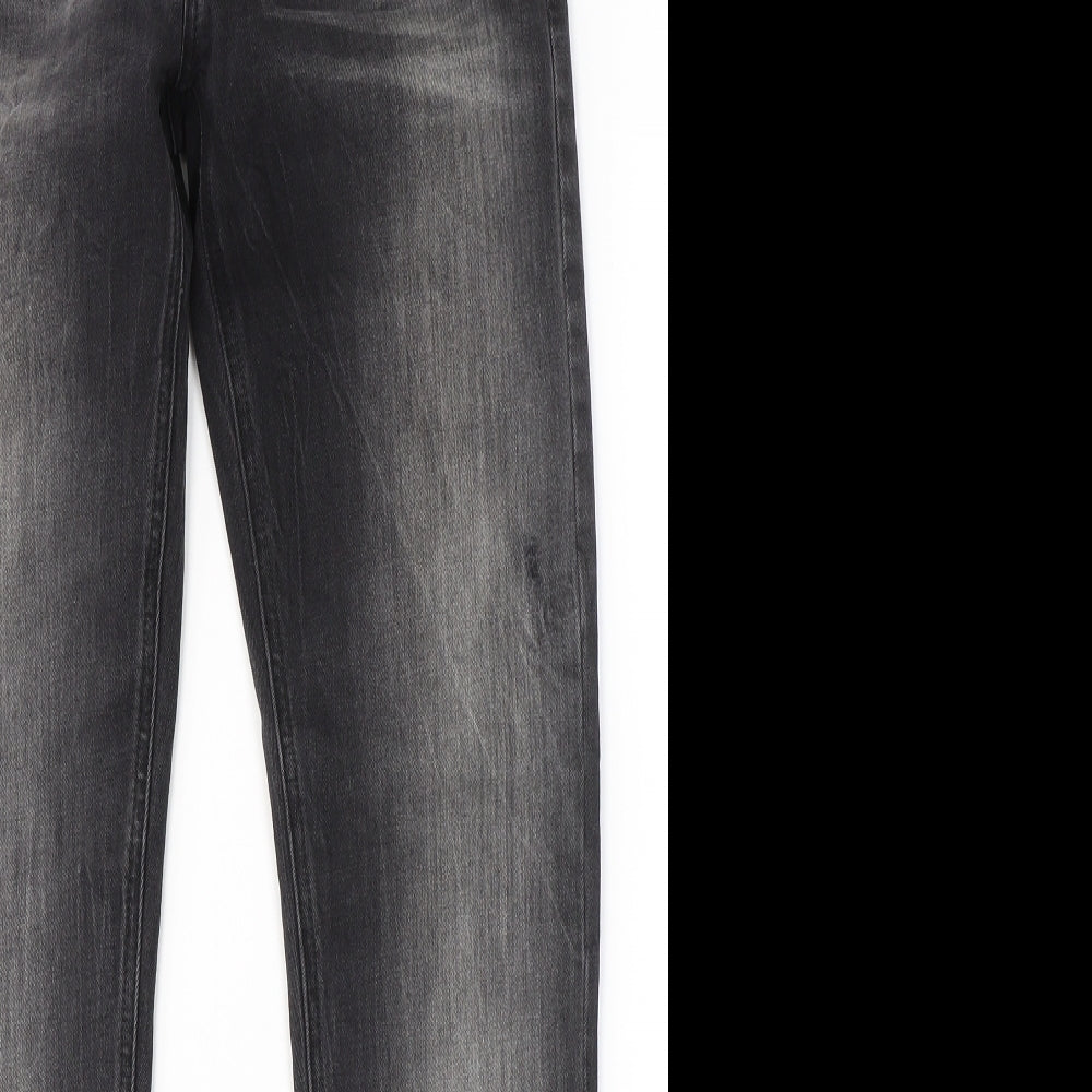 American Eagle Mens Black  Cotton Skinny Jeans Size 30 in L29 in Slim