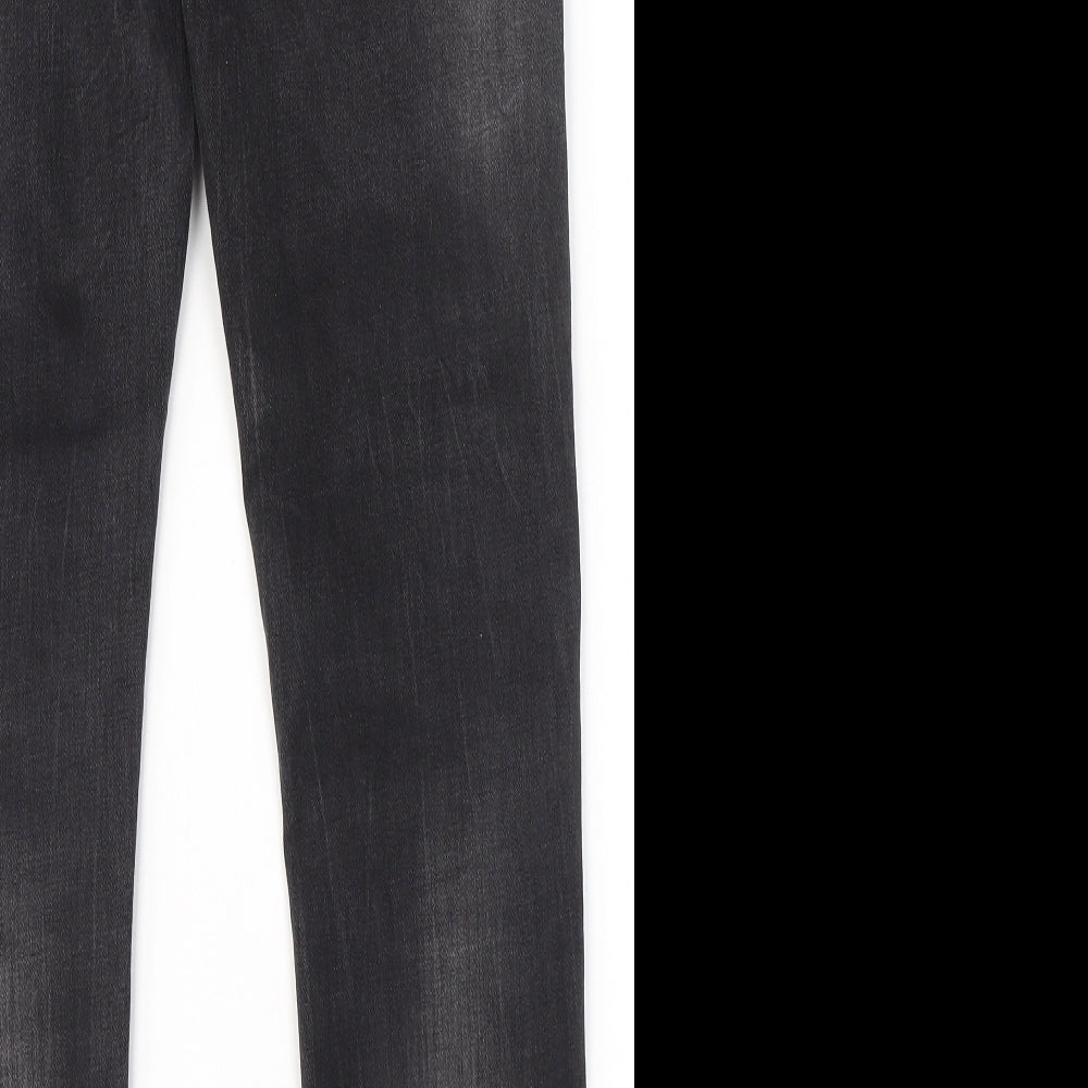 American Eagle Mens Black  Cotton Skinny Jeans Size 30 in L29 in Slim