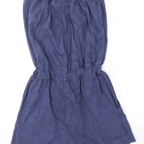 BPC Womens Blue  Cotton Playsuit One-Piece Size XS L3 in