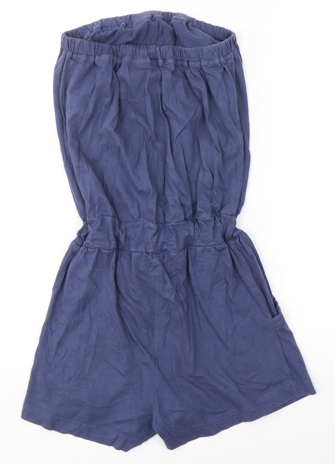 BPC Womens Blue  Cotton Playsuit One-Piece Size XS L3 in