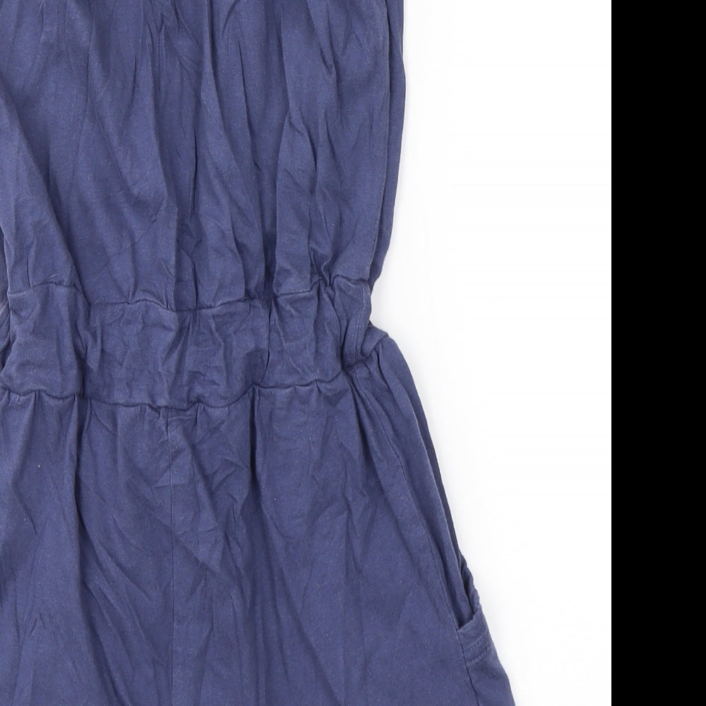 BPC Womens Blue  Cotton Playsuit One-Piece Size XS L3 in