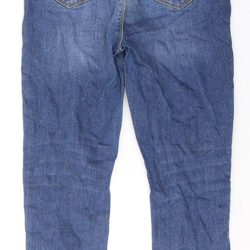 Polo Womens Blue  Cotton Skinny Jeans Size 10 L25 in Regular Zip