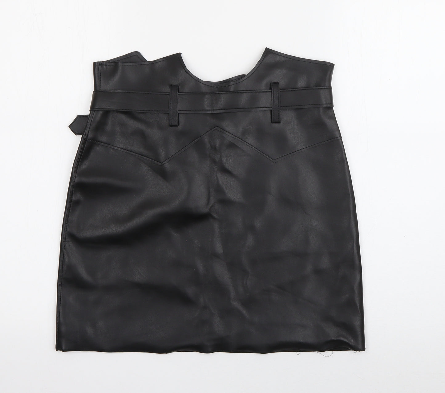 Nasty Gal Womens Black  Polyurethane Mini Skirt Size M