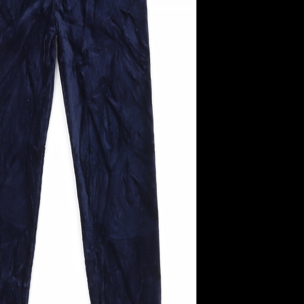 Blue Zoo Girls Blue  Cotton Jogger Trousers Size 12-13 Years  Regular Pullover - Leggings