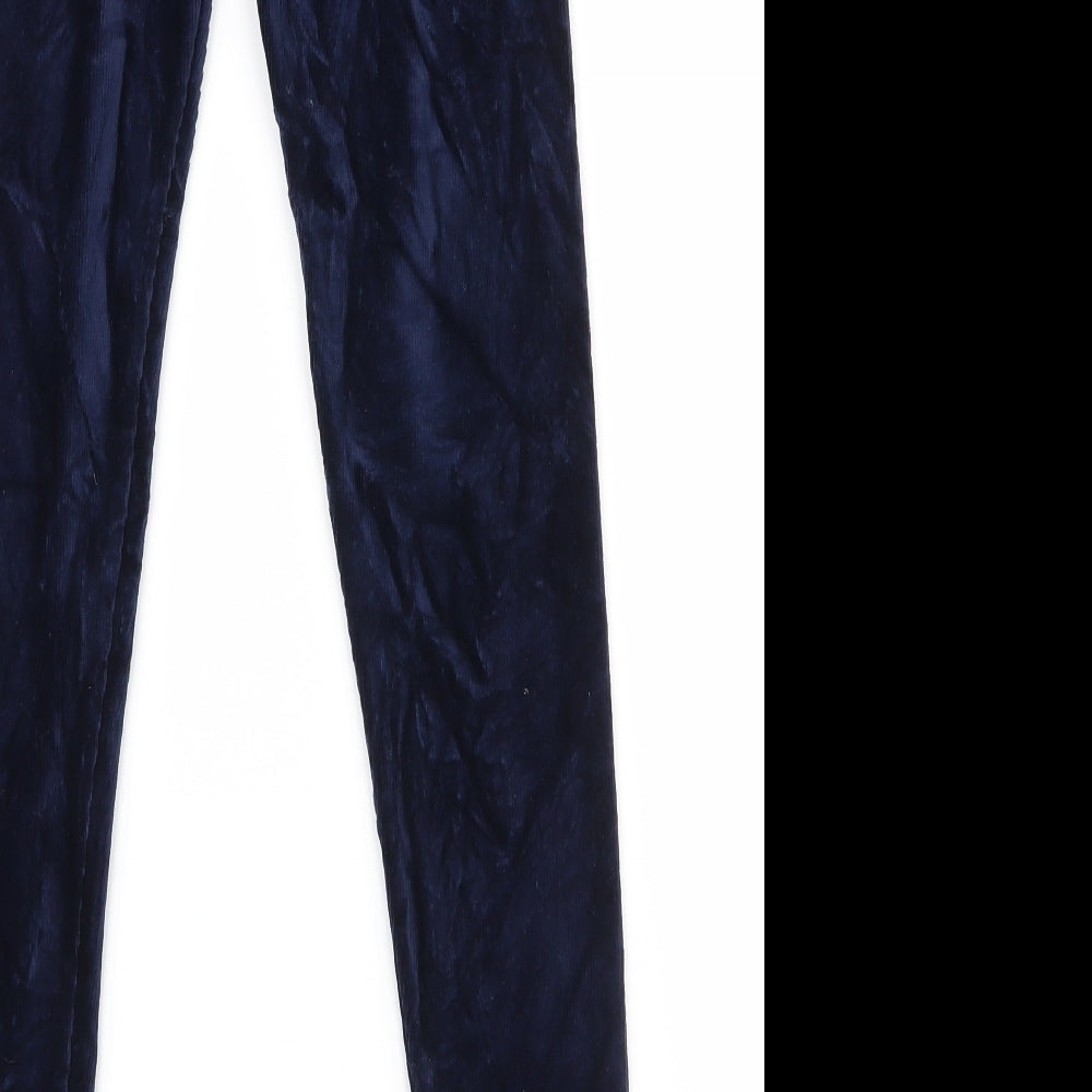 Blue Zoo Girls Blue  Cotton Jogger Trousers Size 12-13 Years  Regular Pullover - Leggings