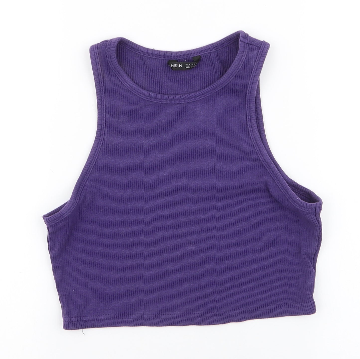 SheIn Womens Purple   Cropped Tank Size M Round Neck