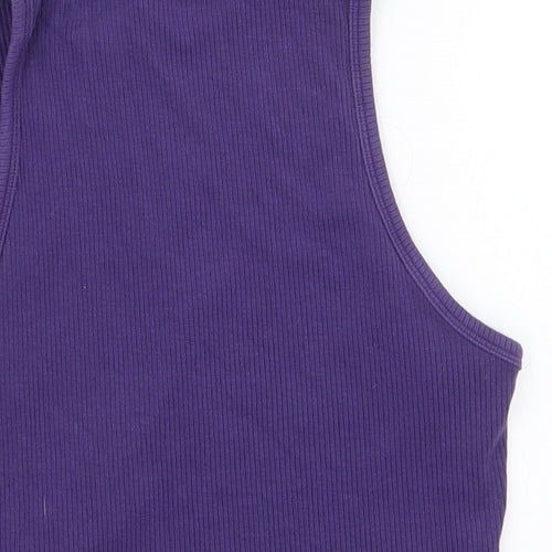 SheIn Womens Purple   Cropped Tank Size M Round Neck