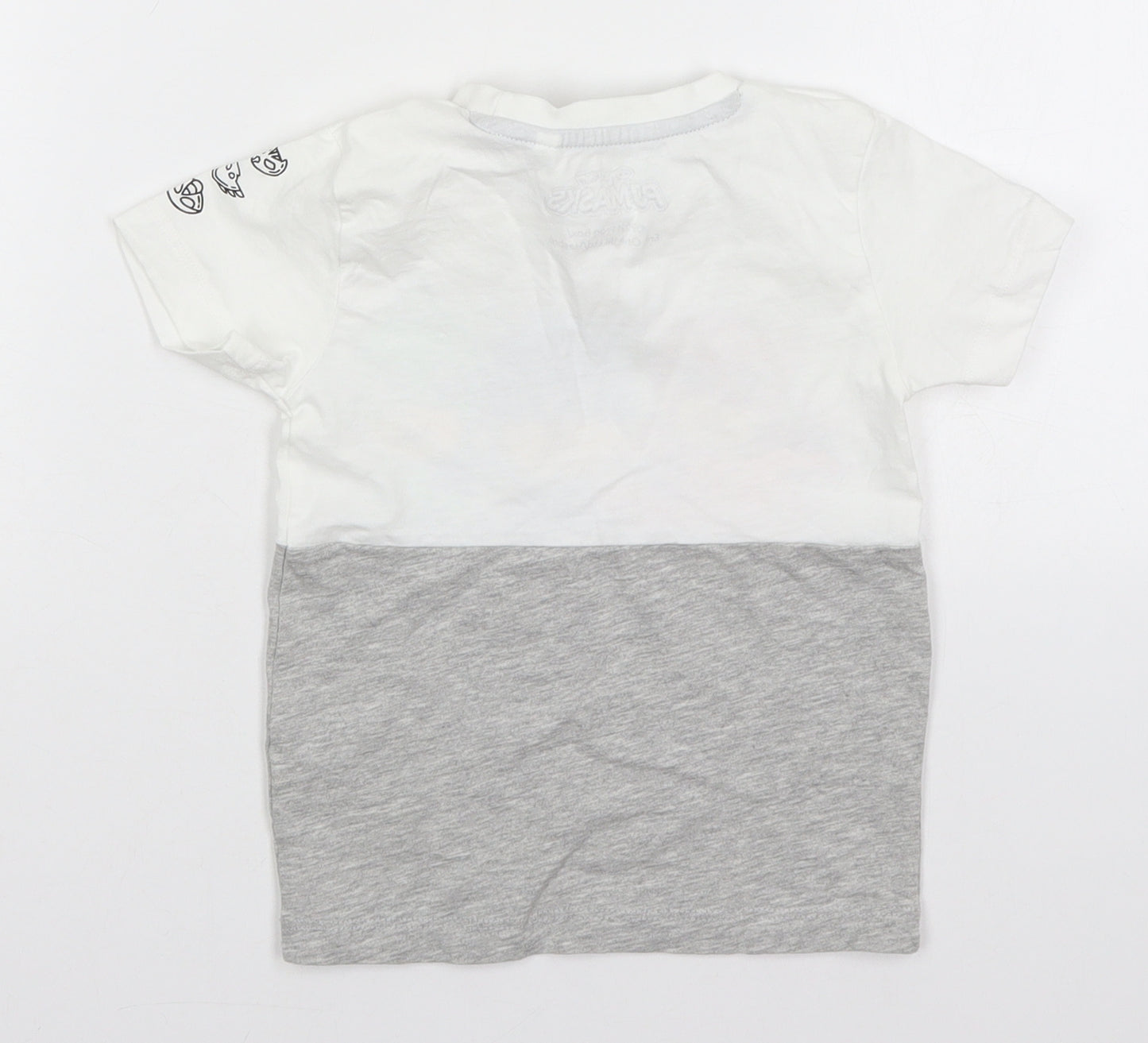 NEXT Boys Grey Colourblock Cotton Cami Pyjama Top Size 18-24 Months  Pullover - Pjmasks