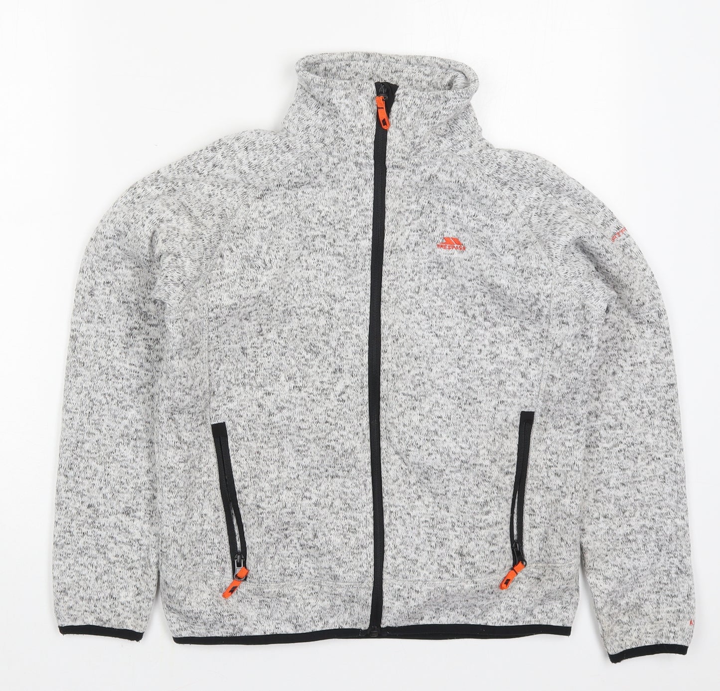 Trespass Boys Grey  Polyester Full Zip Sweatshirt Size 11-12 Years