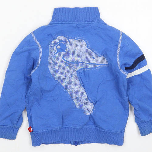 Legowear Boys Blue  Cotton Full Zip Sweatshirt Size 3 Years  Zip - Duplo Ostrich