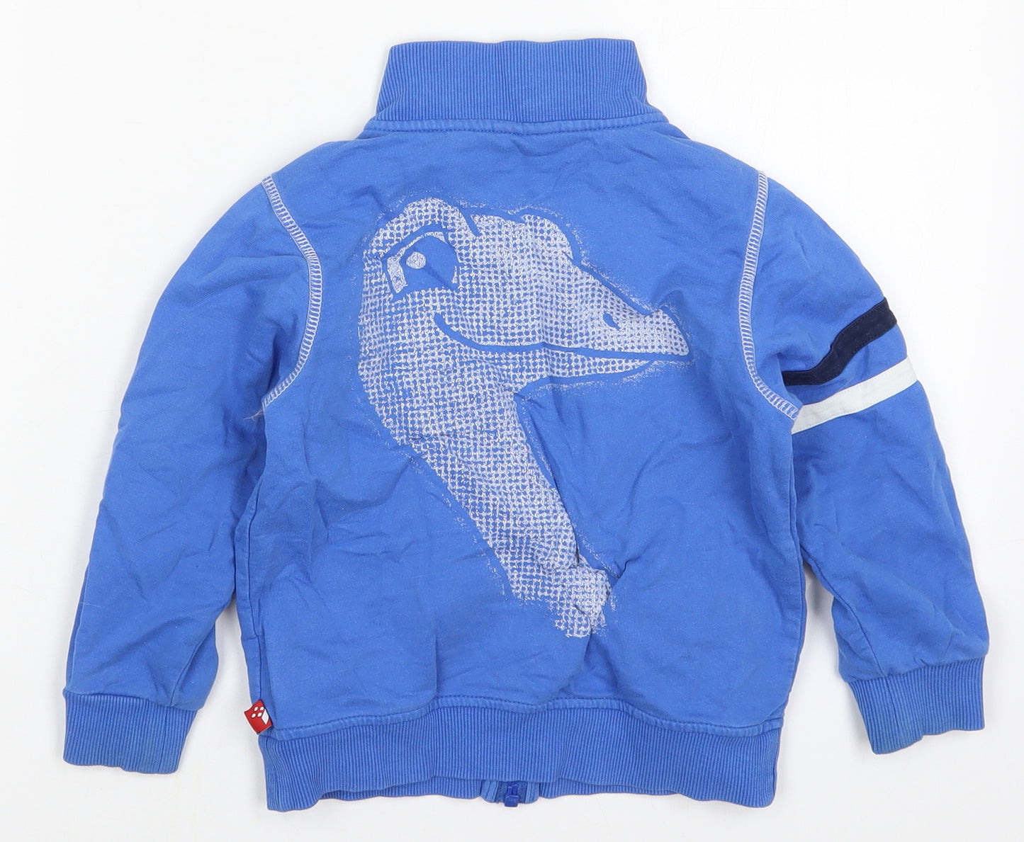Legowear Boys Blue  Cotton Full Zip Sweatshirt Size 3 Years  Zip - Duplo Ostrich