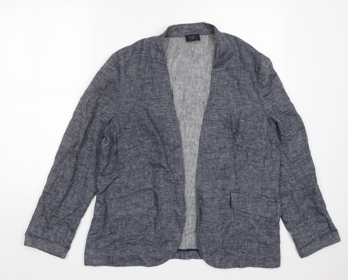 Marks and Spencer Womens Blue   Jacket  Size 14