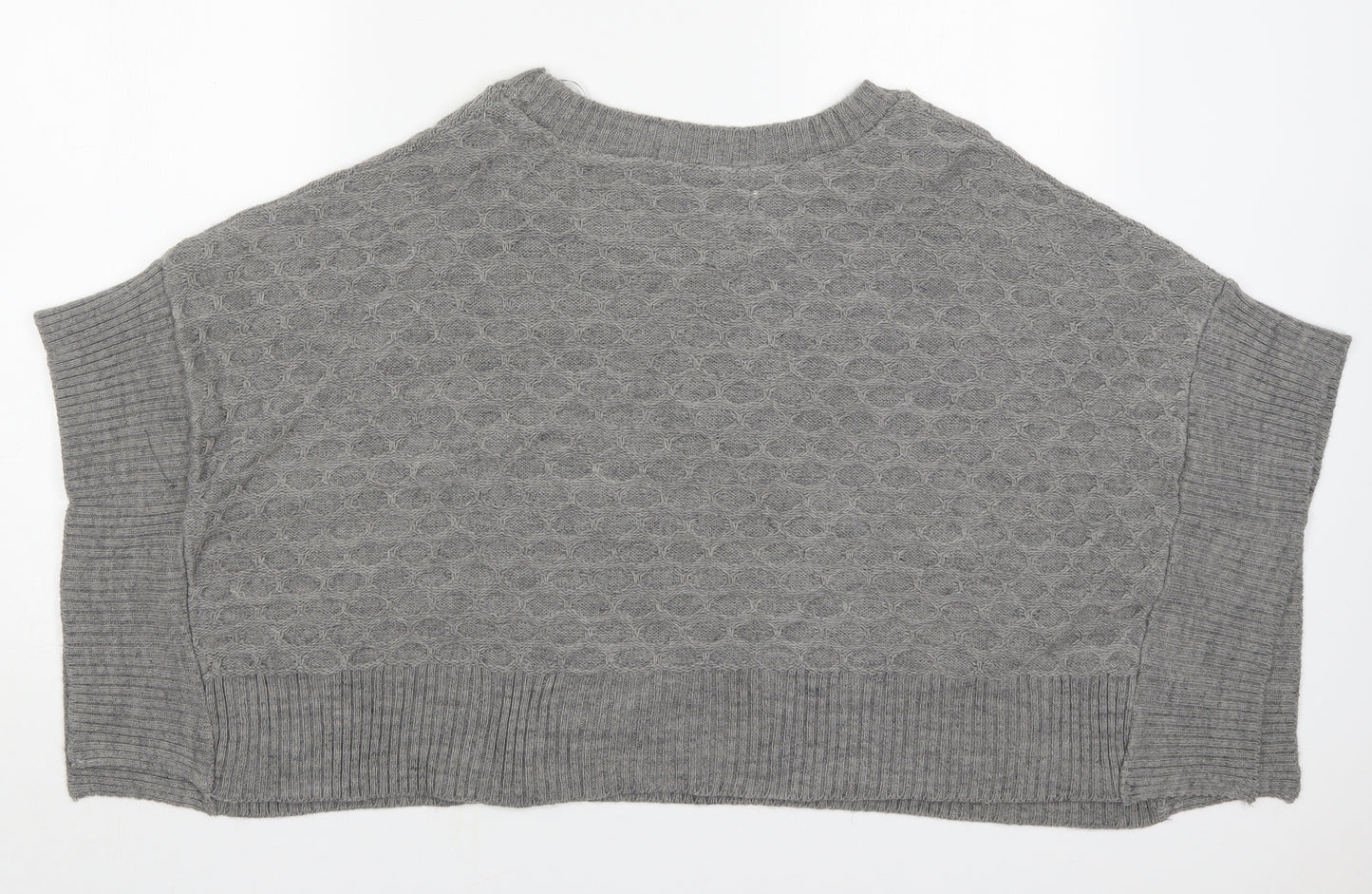 Jane Norman Womens Grey   Jacket Poncho Size 10