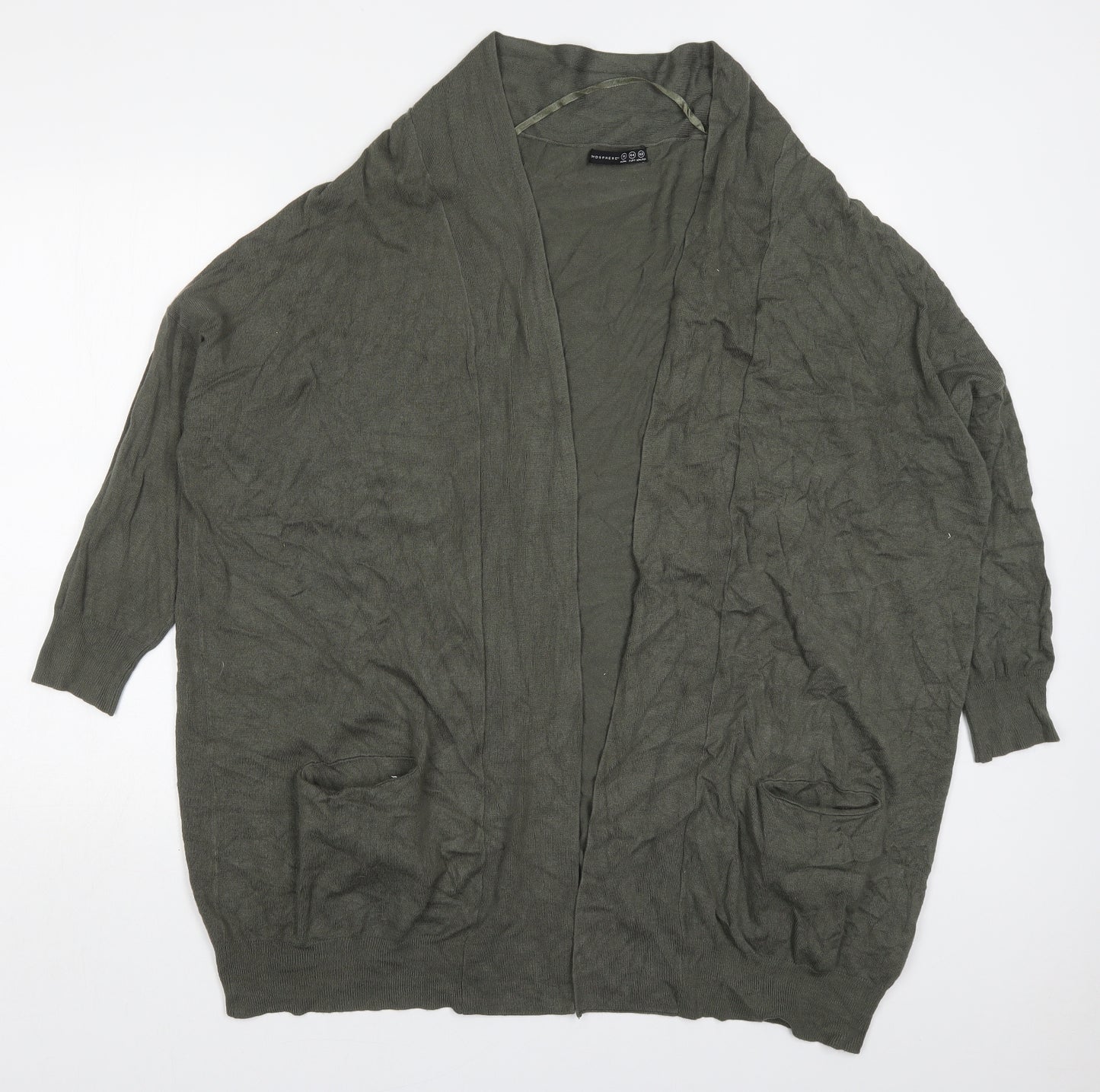 Atmosphere Womens Green V-Neck  Viscose Cardigan Jumper Size 16