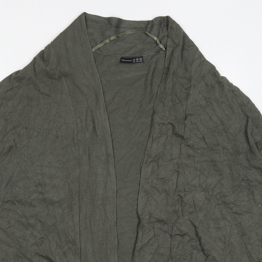 Atmosphere Womens Green V-Neck  Viscose Cardigan Jumper Size 16