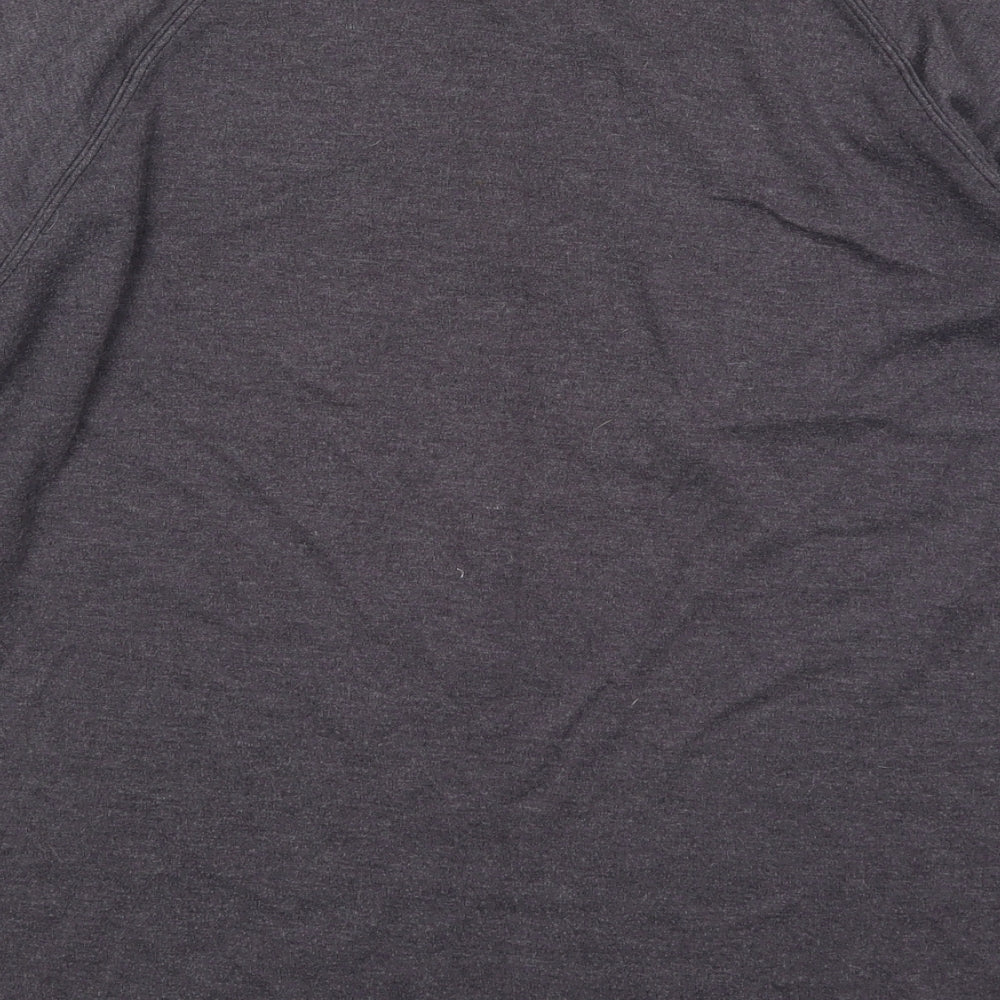 Merc Mens Grey  Cotton  T-Shirt Size L Crew Neck