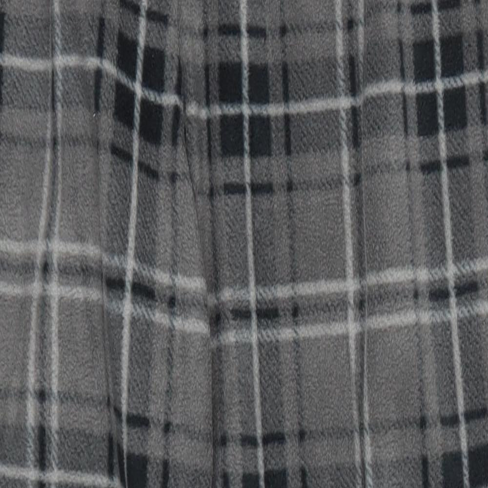Guiness Mens Grey Check Polyester Trousers  Size M L29 in Regular  - Pyjama Pants