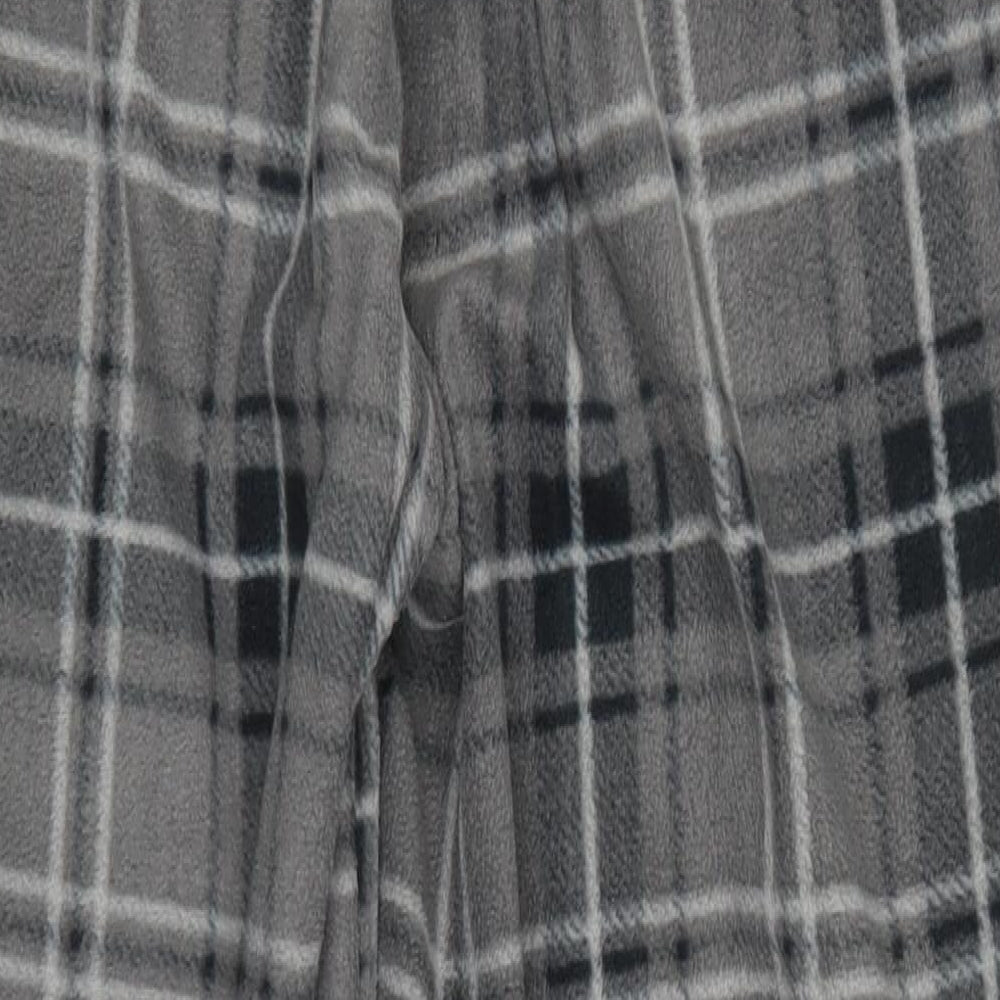 Guiness Mens Grey Check Polyester Trousers  Size M L29 in Regular  - Pyjama Pants