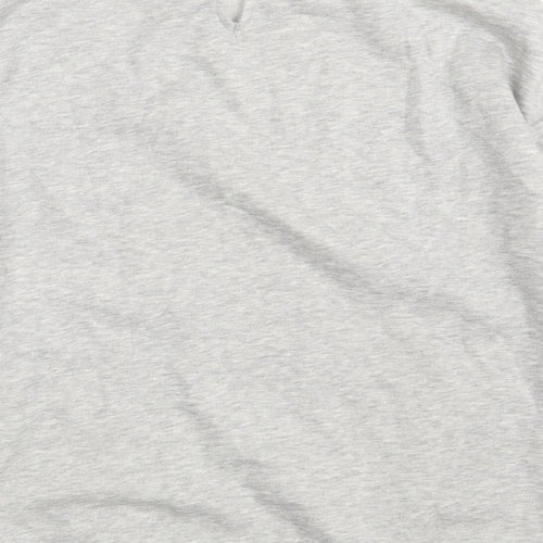 Papaya Womens Grey  Cotton Pullover Sweatshirt Size 10