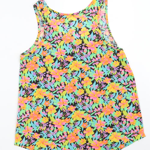 Atmosphere Womens Multicoloured Floral 100% Polyester Vest Sweatshirt Size 10
