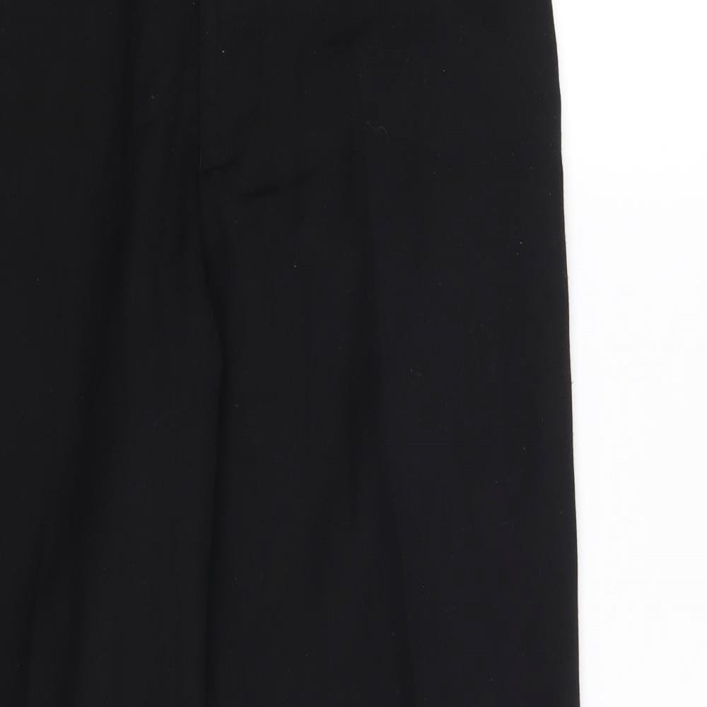 Burton Mens Black  Polyester Trousers  Size 34 in L30 in Regular Zip
