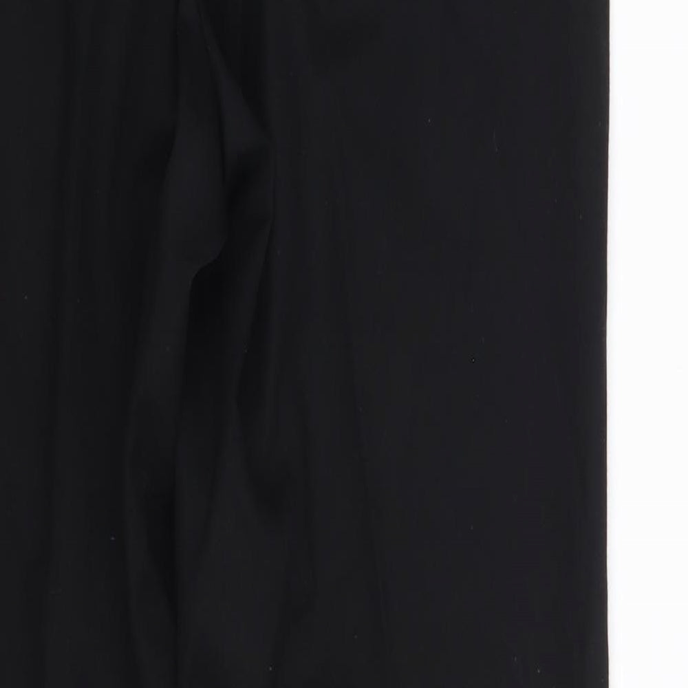 Burton Mens Black  Polyester Trousers  Size 34 in L30 in Regular Zip