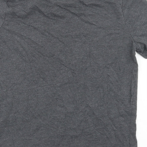 F&F Boys Grey  Cotton Basic T-Shirt Size 8-9 Years Crew Neck  - Chillin'