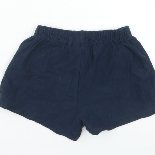 NEXT Girls Blue  Cotton Cropped Trousers Size 12-18 Months