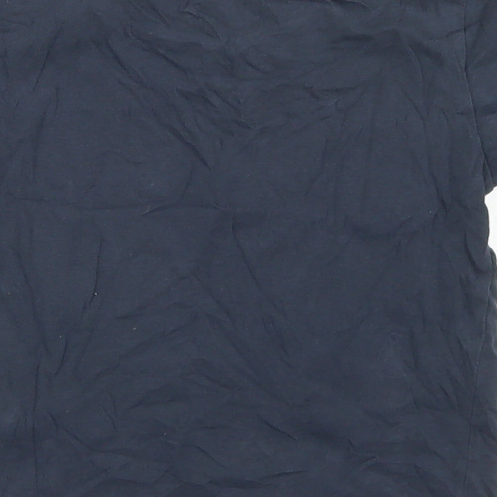 Primark Boys Blue  Cotton Basic T-Shirt Size 3-4 Years Crew Neck  - New York SK8