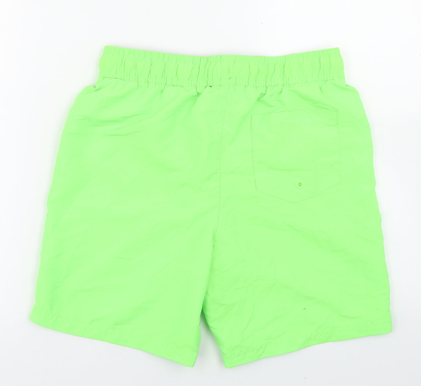 F&F Boys Green  Polyester Utility Shorts Size 12-13 Years  Regular Drawstring
