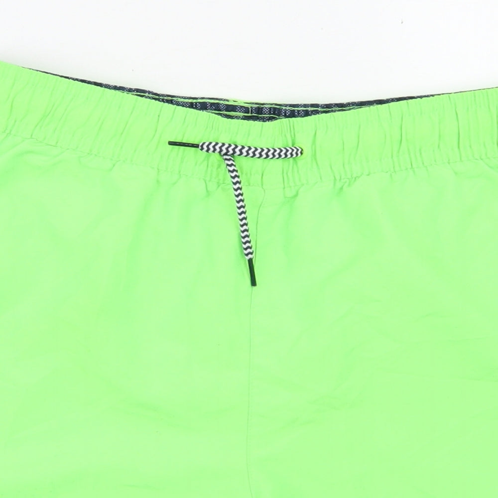 F&F Boys Green  Polyester Utility Shorts Size 12-13 Years  Regular Drawstring