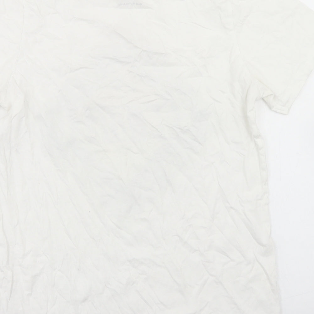 Primark Boys White  Cotton Basic T-Shirt Size 12-13 Years Crew Neck  - San Diego