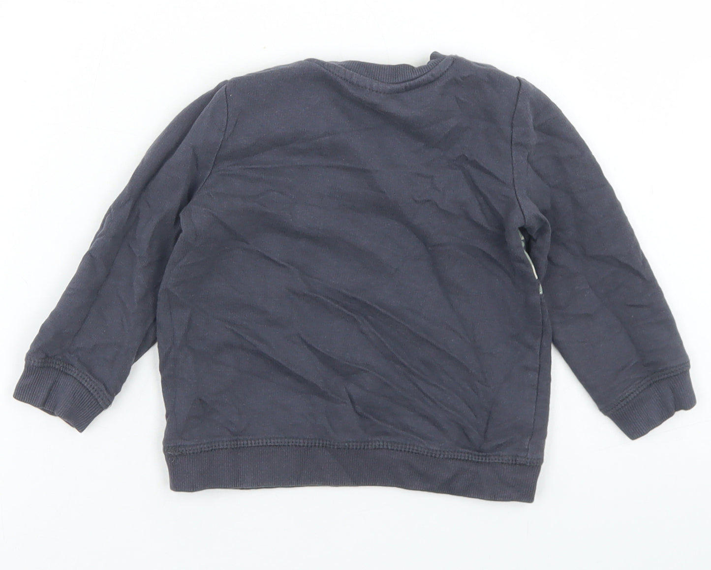 So Cute Boys Grey Camouflage Cotton Basic T-Shirt Size 18-24 Months Collared Snap