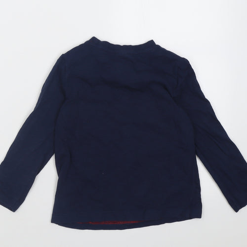 F&F Boys Blue  Cotton Basic Casual Size 4-5 Years Crew Neck Pullover - Spider Man