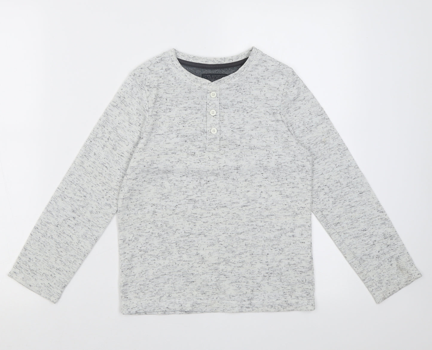 TU Boys Grey Crew Neck  Polyester Pullover Jumper Size 8 Years  Pullover