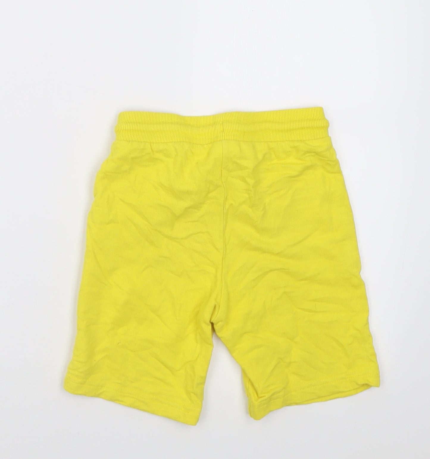 F&F Boys Yellow  Coir Sweat Shorts Size 5-6 Years  Regular Tie - Batman